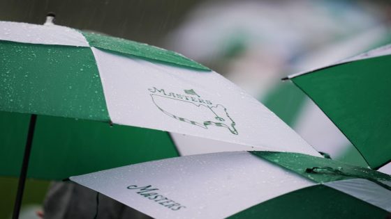 Masters: Opening round likely to be delayed as heavy rain, storms expected at Augusta National – MASHAHER