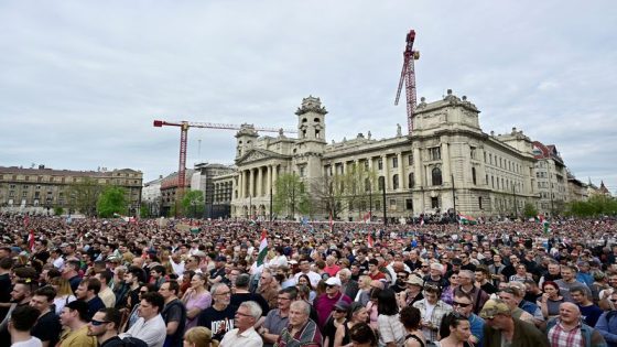 Tens of thousands march in Budapest against Orban – MASHAHER