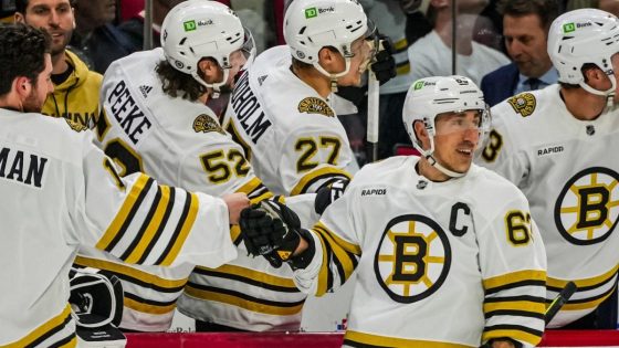 Brad Marchand becomes fifth Bruins player to reach this scoring milestone – MASHAHER