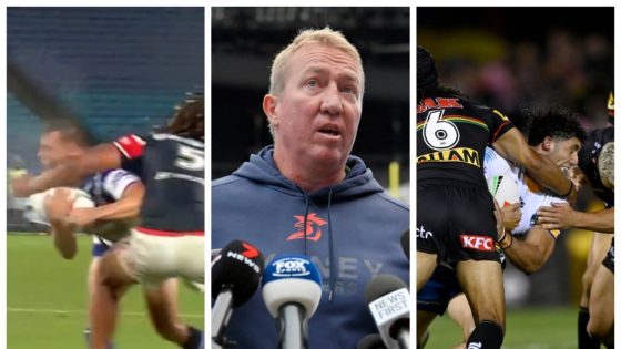 Gorden Tallis disagrees with Trent Robinson comments over Dom Young send off, Jarome Luai high shot unpunished, referee inconsistency, Sydney Roosters, reaction, NRL360 – MASHAHER