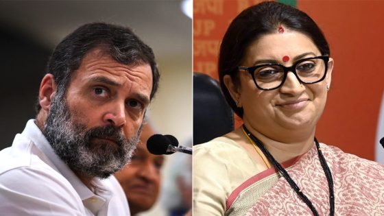 Smriti Irani Takes ‘Jijaji-Saale Saheb’ Dig At Rahul Gandhi, Robert Vadra – MASHAHER