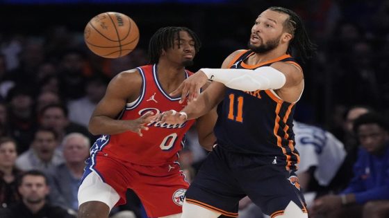 NBA playoffs: Knicks secure wild win over 76ers with frantic final minute to secure 2-0 series lead – MASHAHER