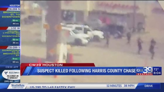 Suspect killed by Harris County deputies following chase – MASHAHER