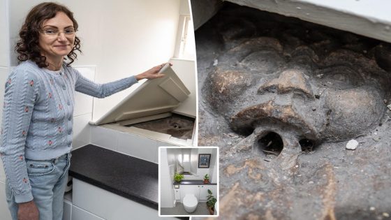 We made a freaky discovery while cleaning the toilet in our 700-year-old home – MASHAHER