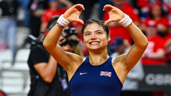 Emma Raducanu ends GB’s Billie Jean Cup jinx in finest display since US Open win – MASHAHER