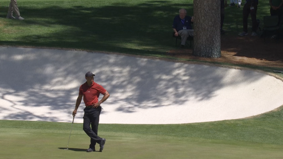 Tiger Woods shares moment with Verne Lundquist on 16 during Masters final round – MASHAHER