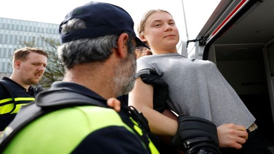 Climate activist Greta Thunberg detained twice at demonstration in The Hague – MASHAHER