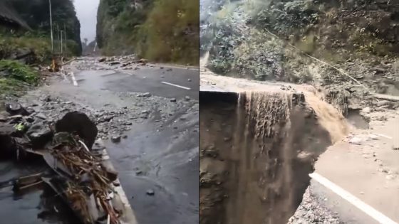 Highway Along China Border Washed Away After Massive Landslide In Arunachal – MASHAHER