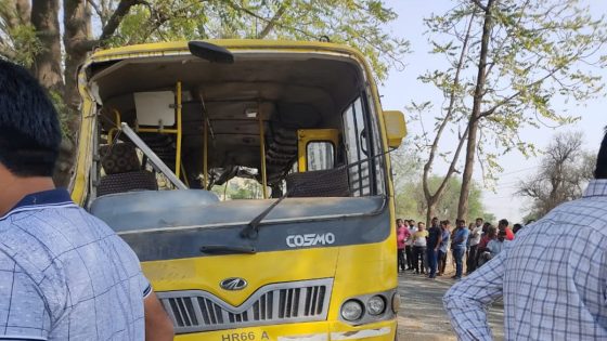 Bus Carrying School Children Overturns In Haryana, Several Feared Injured – MASHAHER