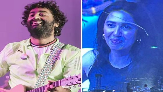 Arijit Singh spots Mahira Khan at his Dubai concert; apologises for not recognizing her: “I was singing her song ‘Zaalima’…” : Bollywood News – MASHAHER