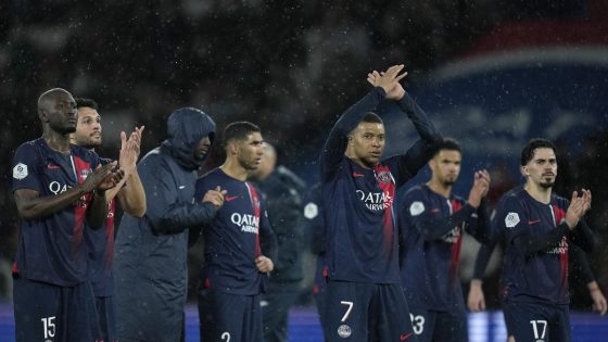 PSG wins record-extending 12th French league title in Kylian Mbappeâs last season at the club – MASHAHER