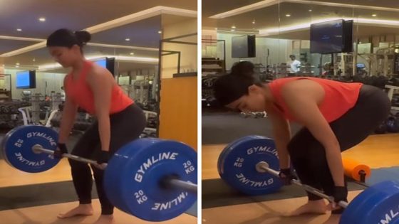 Rashmika Mandanna says she did 100 kg deadlifts after hectic work schedule, see video 100 : Bollywood News – MASHAHER