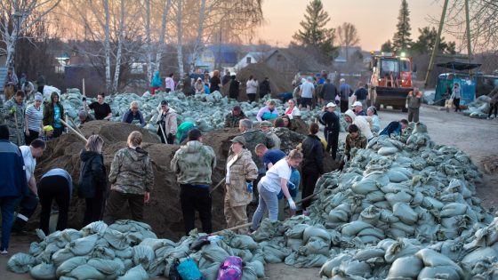 Thousands in central Russia plagued by flooding as rivers start to recede – MASHAHER