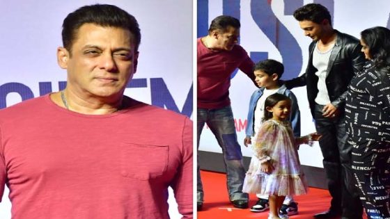 Salman Khan and Ayat sharing this adorable mamu-bhanji moment at Ruslaan premiere is unmissable : Bollywood News – MASHAHER