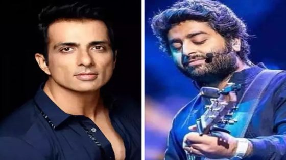 Sonu Sood expresses gratitude towards Arijit Singh on his birthday for lending his voice for Fateh : Bollywood News – MASHAHER