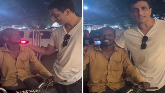 Sonu Sood shares video of his heartfelt conversation with specially-abled fan from Jharkhand, watch : Bollywood News – MASHAHER