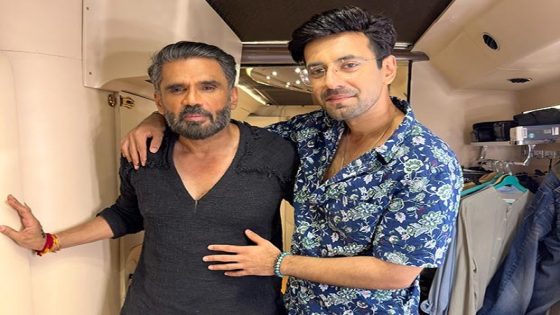 Karanvir Sharma pens an emotional note for Suniel Shetty after meeting him on the sets of Kesariveer : Bollywood News – MASHAHER