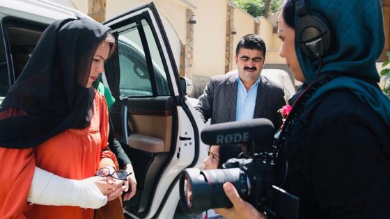 Afghan Filmmaker Roya Sadat’s Journey Filming ‘Sharp Edge of Peace’ – MASHAHER