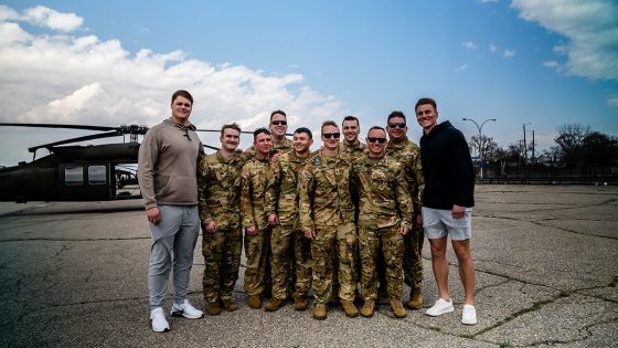 NFL Draft prospects Joe Alt, Bo Nix enjoy Black Hawk flight over Detroit with National Guard thanks to USAA – MASHAHER