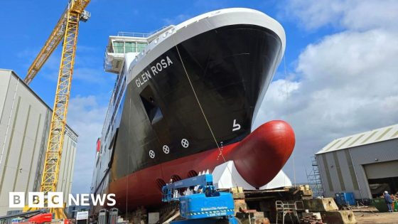 New CalMac ferry to be launched at Ferguson shipyard – MASHAHER