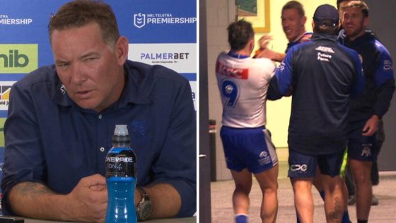 Jack Hetherington vs Reed Mahoney tunnel fight, NRL investigate, Adam O’Brien, press conference, Newcastle Knights vs Canterbury Bulldogs, Round 7 – MASHAHER