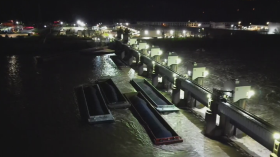 More than 20 barges break loose on Ohio River, recovery efforts underway – MASHAHER