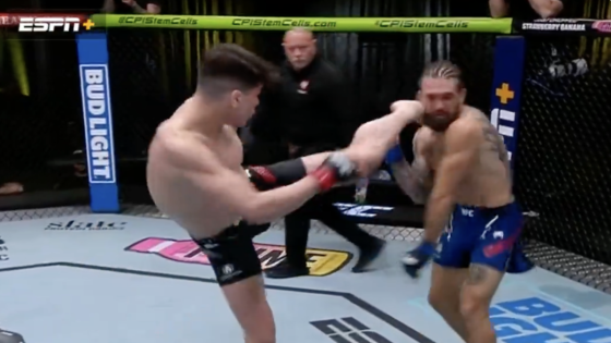 UFC Fight Night 240 video: Ignacio Bahamondes crushes Christos Giagos with clean head kick – MASHAHER