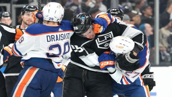 Frustrated Kings have no answer for high-scoring Oilers in Game 3 blowout loss – MASHAHER