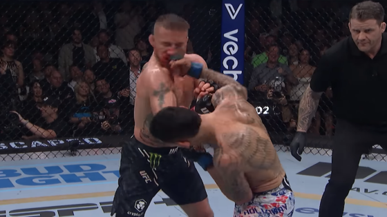 UFC 300 ‘Fight Motion’: Watch super slow-mo highlights of historic card, including Max Holloway’s knockout – MASHAHER