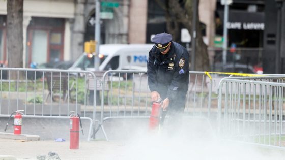 Man apparently sets himself on fire outside courthouse where Trump is on trial – MASHAHER