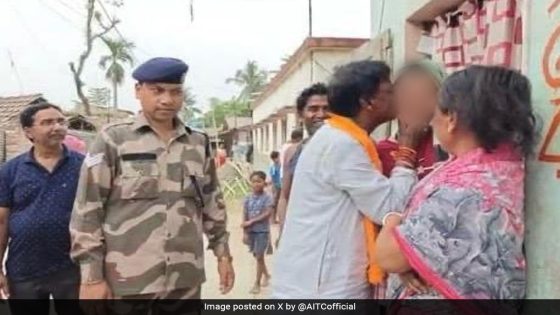 Viral Video Shows BJP MP Kissing Woman During Bengal Campaign, Sparks Row – MASHAHER