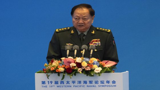 Chinese general takes a harsh line on Taiwan and other disputes at an international naval gathering – MASHAHER