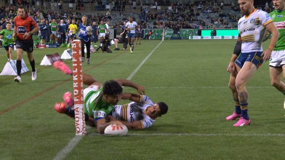 Canberra Raiders vs Parramatta Eels live scores, Jordan Rapana injury, updates, team news, SuperCoach scores, stats, match centre, Matt Timoko try – MASHAHER