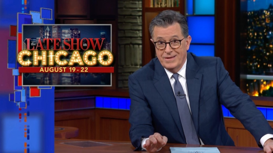 ‘The Late Show With Stephen Colbert’ to Air Live From Chicago for DNC – MASHAHER