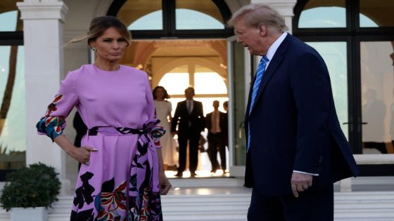 The internet is having a blast with these photos of Melania Trump looking peeved at a fundraiser – MASHAHER