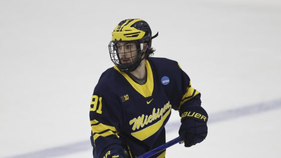 Michigan’s Frank Nazar makes ‘unbelievable’ between-the-legs pass for highlight goal en route to Frozen Four – MASHAHER