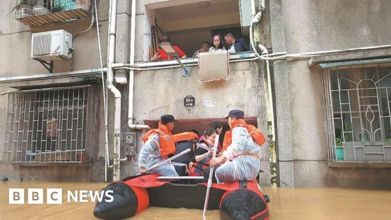 Tens of thousands evacuated from massive China floods – MASHAHER