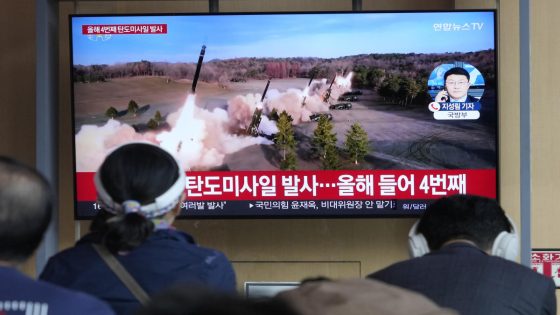 North Korea fires suspected short-range missiles into the sea in its latest weapons test – MASHAHER