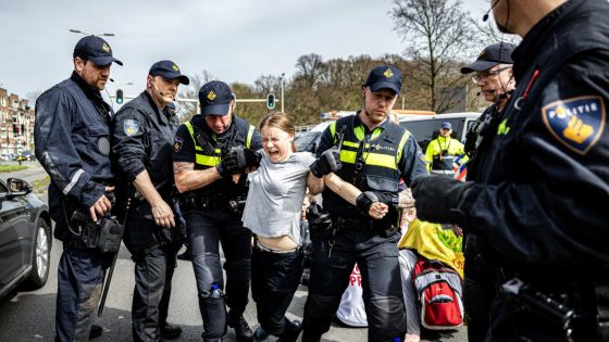 Greta Thunberg Dragged Away From Climate Protest in The Hague – MASHAHER