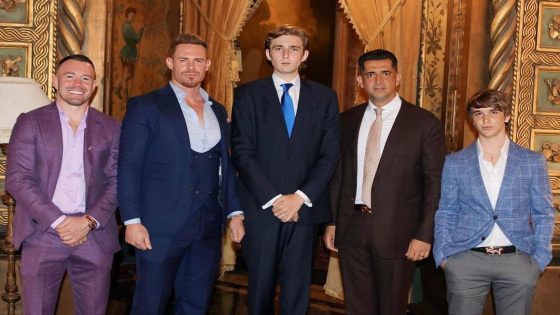 Barron Trump towers over guests in rare appearance at Mar-a-Lago – MASHAHER