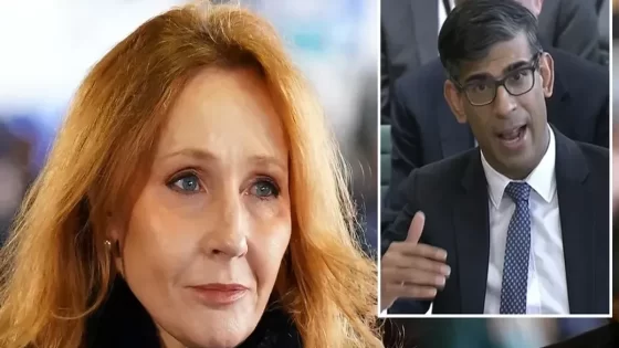 JK Rowling backed by Sunak as Harry Potter author hits out at new SNP misgendering laws – MASHAHER