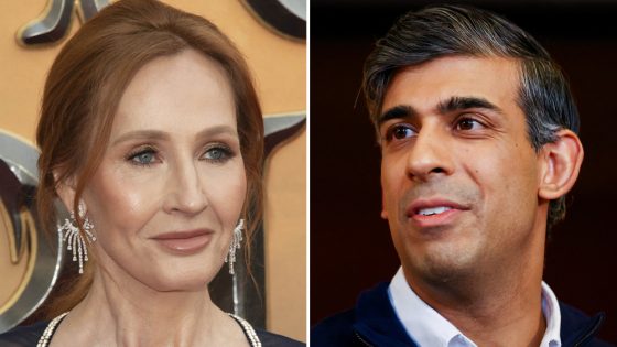 JK Rowling Backed by Rishi Sunak After Daring Police to Arrest Her – MASHAHER