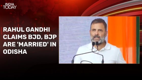 Watch: Rahul Gandhi claims BJD and BJP are ‘married’, duping people together – MASHAHER