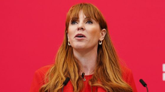 Police launch investigation into Labour deputy leader Angela Rayner | Politics News – MASHAHER