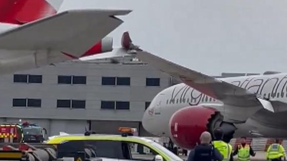 Two planes at Heathrow Airport collide wings on the runway | UK News – MASHAHER