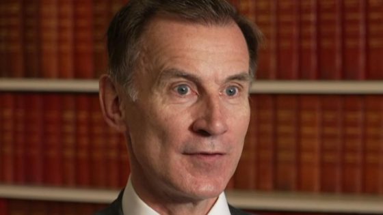 Chancellor Jeremy Hunt insists UK’s economy has ‘turned corner’ – telling public to ‘stick to plan’ for ‘better times’ | Business News – MASHAHER