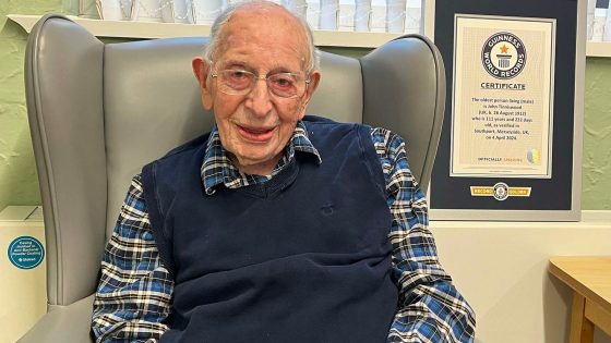 John Tinniswood: British great-grandfather becomes world’s oldest living man at 111 | UK News – MASHAHER