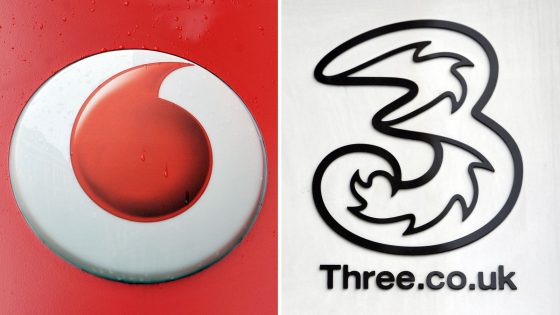 Tens of millions could pay more if Vodafone-Three merger goes ahead, CMA warns | Business News – MASHAHER