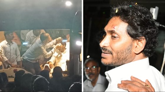 Ex-TDP MP calls for transfer of top cop after Andhra Chief Minister Jagan Mohan Reddy injured in stone-pelting during Lok Sabha campaign – MASHAHER