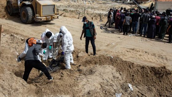 At least 310 bodies were found in mass graves across Gaza. A ‘horrified’ UN seeks answers – MASHAHER